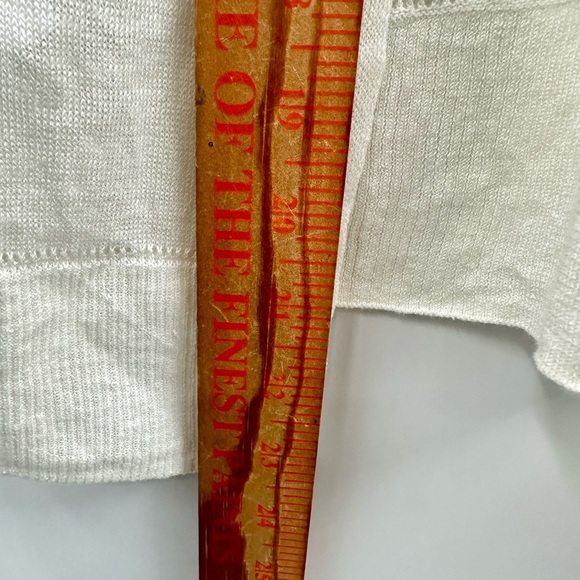 TOMMY BAHAMA white linen lightweight lagonlook cottagecore woman cardigan XS - Picture 9 of 11